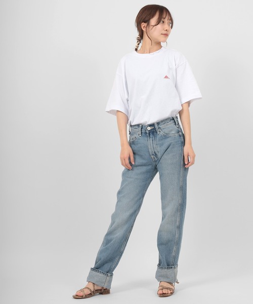 KELTY(ケルティ)の「【KELTY/ケルティー】ワンポイント ワッペン半袖Tシャツ(Tシャツ/カットソー・メンズ・ブラック/ライトパープル/ホワイト/ベージュ・M/L/XL)」の5枚目の写真