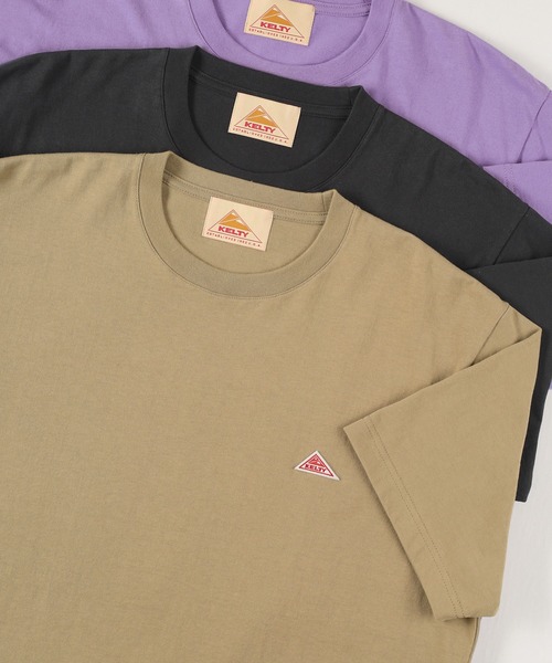 KELTY(ケルティ)の「【KELTY/ケルティー】ワンポイント ワッペン半袖Tシャツ(Tシャツ/カットソー・メンズ・ブラック/ライトパープル/ホワイト/ベージュ・M/L/XL)」の21枚目の写真