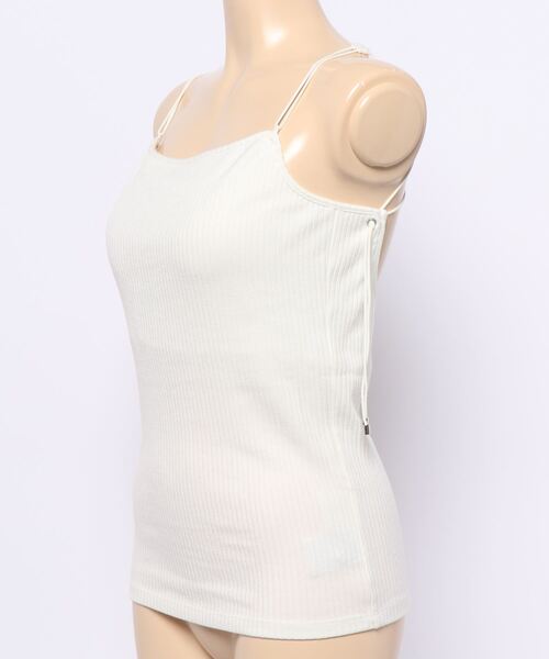 Ameri（アメリ）の「MEDI BACK OPEN CAMISOLE（キャミソール・レディース・ホワイト/ブラウン/グリーン・SMALL/MEDIUM）」の16枚目の写真