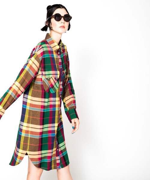 セール ブランド古着 シャツワンピース シャツワンピース Tsumori Chisato ツモリチサト のファッション通販 Zozoused