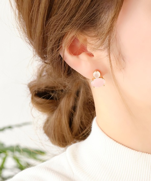 【特別な日に極上の贅沢】PHOEBE PHILO ペブルスタッド ピアス Phoebe / フィービィー | 【 Recommend 】 Phoebe人気のピアス