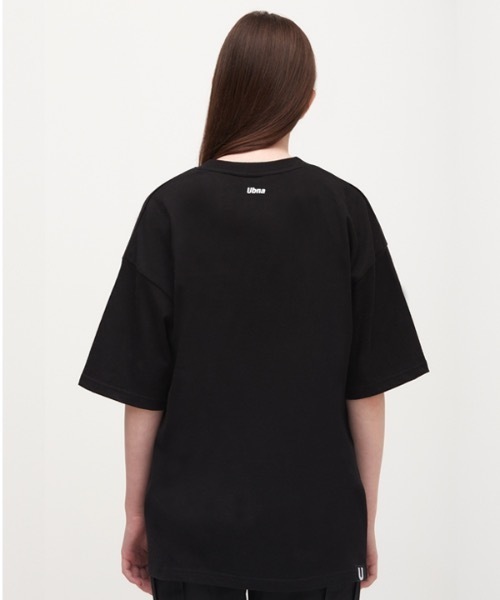 URBANAGE（アーバンエイジ）の「【URBANAGE 】ラインUBNAオーバーティーシャツ / Line UBNA Over T-Shirt (4 Colors)（Tシャツ/カットソー・レディース・ホワイト/ブラック/ブルー/パープル・MEDIUM/LARGE）」の7枚目の写真