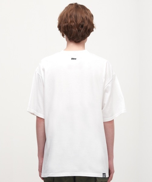 URBANAGE（アーバンエイジ）の「【URBANAGE 】ラインUBNAオーバーティーシャツ / Line UBNA Over T-Shirt (4 Colors)（Tシャツ/カットソー・レディース・ホワイト/ブラック/ブルー/パープル・MEDIUM/LARGE）」の11枚目の写真