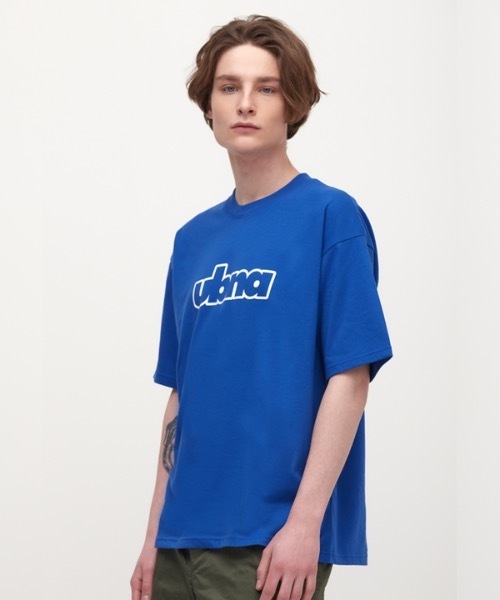 URBANAGE（アーバンエイジ）の「【URBANAGE 】ラインUBNAオーバーティーシャツ / Line UBNA Over T-Shirt (4 Colors)（Tシャツ/カットソー・レディース・ホワイト/ブラック/ブルー/パープル・MEDIUM/LARGE）」の14枚目の写真