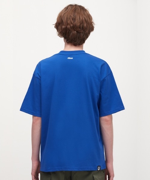 URBANAGE（アーバンエイジ）の「【URBANAGE 】ラインUBNAオーバーティーシャツ / Line UBNA Over T-Shirt (4 Colors)（Tシャツ/カットソー・レディース・ホワイト/ブラック/ブルー/パープル・MEDIUM/LARGE）」の12枚目の写真