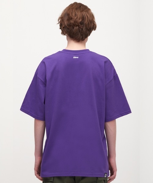 URBANAGE（アーバンエイジ）の「【URBANAGE 】ラインUBNAオーバーティーシャツ / Line UBNA Over T-Shirt (4 Colors)（Tシャツ/カットソー・レディース・ホワイト/ブラック/ブルー/パープル・MEDIUM/LARGE）」の8枚目の写真
