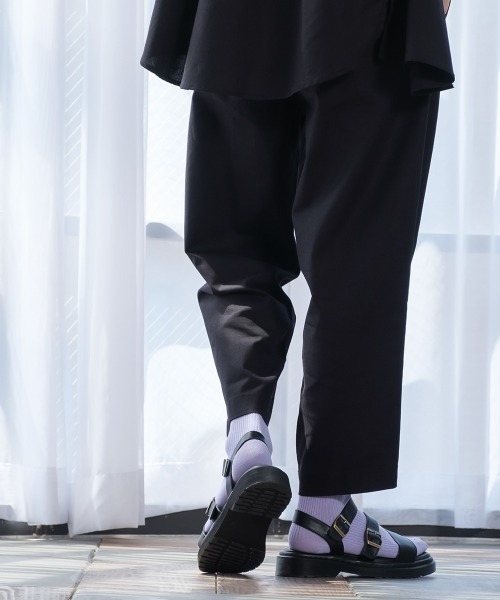 improves（インプローブス）の「麻レーヨン アンクルカット ワイド テーパードパンツ セットアップ対応（スラックス・メンズ・ライトグレー/ブラック/ネイビー/カーキ/ライトベージュ/キナリ・MEDIUM/LARGE）」の14枚目の写真