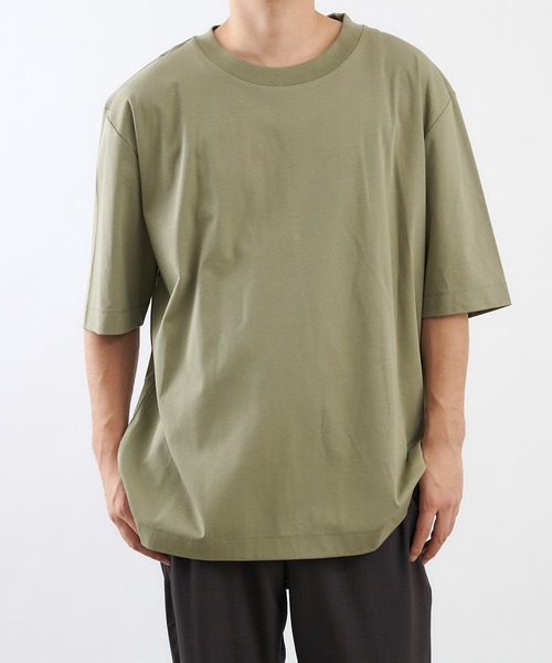 COLONY 2139（コロニートゥーワンスリーナイン）の「《抗菌・防臭》【SMART COLLECTION】抗菌スマートBIG半袖Tシャツ/ビッグシルエット半袖Tシャツ（Tシャツ/カットソー・メンズ・オフホワイト/ブラック/カーキ/ブルー・MEDIUM/X-LARGE/LARGE）」の16枚目の写真