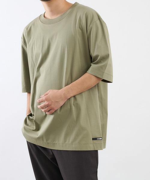 COLONY 2139（コロニートゥーワンスリーナイン）の「《抗菌・防臭》【SMART COLLECTION】抗菌スマートBIG半袖Tシャツ/ビッグシルエット半袖Tシャツ（Tシャツ/カットソー・メンズ・オフホワイト/ブラック/カーキ/ブルー・MEDIUM/X-LARGE/LARGE）」の17枚目の写真