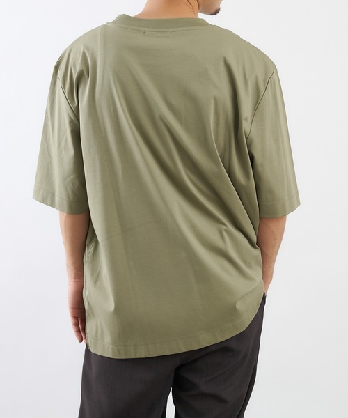 COLONY 2139（コロニートゥーワンスリーナイン）の「《抗菌・防臭》【SMART COLLECTION】抗菌スマートBIG半袖Tシャツ/ビッグシルエット半袖Tシャツ（Tシャツ/カットソー・メンズ・オフホワイト/ブラック/カーキ/ブルー・MEDIUM/X-LARGE/LARGE）」の18枚目の写真