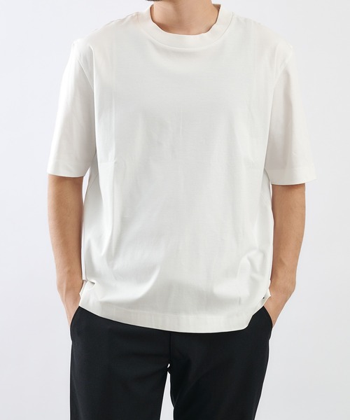 COLONY 2139（コロニートゥーワンスリーナイン）の「《抗菌・防臭》【SMART COLLECTION】抗菌スマートBIG半袖Tシャツ/ビッグシルエット半袖Tシャツ（Tシャツ/カットソー・メンズ・オフホワイト/ブラック/カーキ/ブルー・MEDIUM/X-LARGE/LARGE）」の9枚目の写真