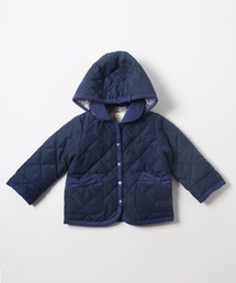 KP（ケーピー）の「mimiちゃんオレンジレストランプリント裏地付き中綿キルトジャケット(90cm)（ナイロンジャケット・キッズ）」