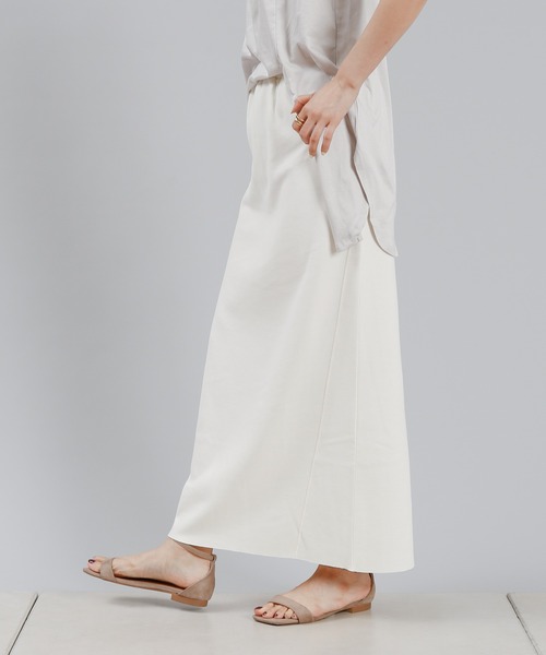 DouDou（ドゥドゥ）の「SET UP カットソースカート（スカート・レディース・ブラック/オフホワイト/ボルドー・FREE）」の14枚目の写真