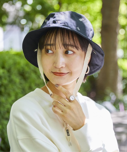 EDWIN（エドウィン）の「【EDWIN】ロゴ刺繍バケットハット（ハット