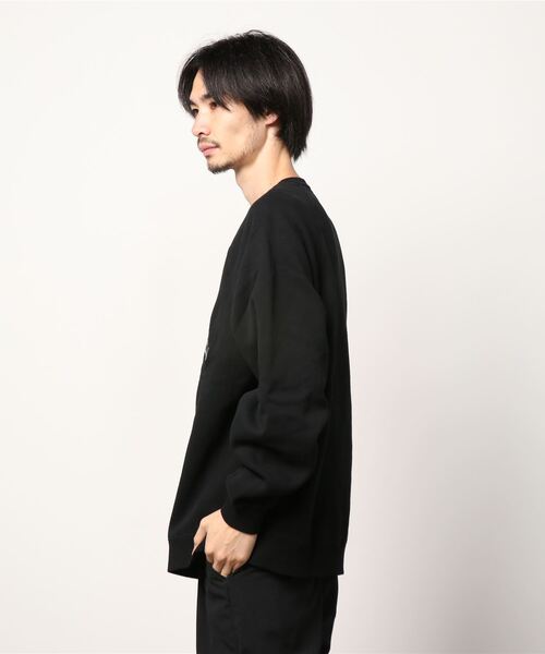 RVCA(ルーカ)の「【WEB限定アイテム】ムラサキスポーツ別注 RVCA/ルーカ カレッジ風 アーチロゴ スウェット BB042-042(スウェット・メンズ・ブラック/ネイビー/カーキ・S/M/L)」の4枚目の写真