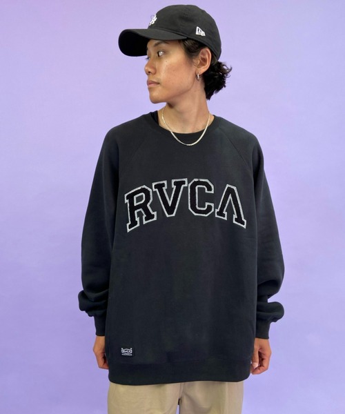RVCA(ルーカ)の「【WEB限定アイテム】ムラサキスポーツ別注 RVCA/ルーカ カレッジ風 アーチロゴ スウェット BB042-042(スウェット・メンズ・ブラック/ネイビー/カーキ・S/M/L)」の13枚目の写真