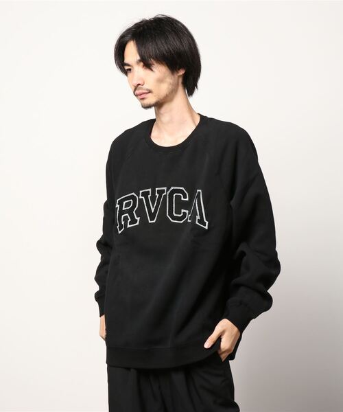 RVCA(ルーカ)の「【WEB限定アイテム】ムラサキスポーツ別注 RVCA/ルーカ カレッジ風 アーチロゴ スウェット BB042-042(スウェット・メンズ・ブラック/ネイビー/カーキ・S/M/L)」の10枚目の写真