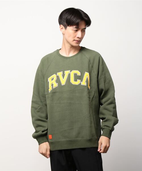 RVCA(ルーカ)の「【WEB限定アイテム】ムラサキスポーツ別注 RVCA/ルーカ カレッジ風 アーチロゴ スウェット BB042-042(スウェット・メンズ・ブラック/ネイビー/カーキ・S/M/L)」の11枚目の写真