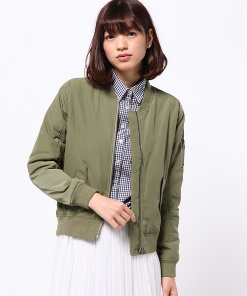 DISCOAT(ディスコート)の「【Discoat】MA-1(ブルゾン・レディース・カーキ/ネイビー・LARGE/MEDIUM)」の13枚目の写真