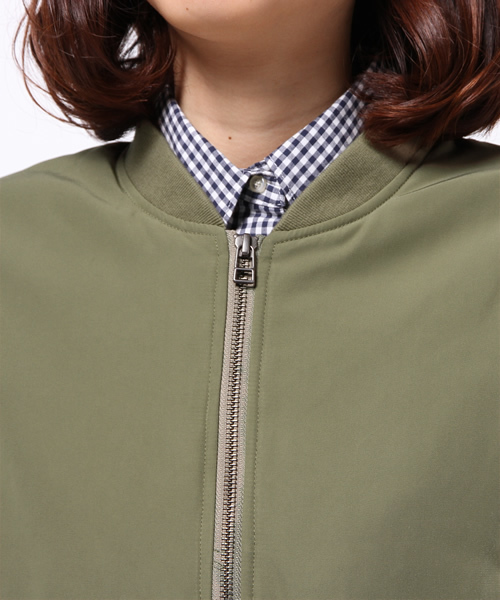 DISCOAT(ディスコート)の「【Discoat】MA-1(ブルゾン・レディース・カーキ/ネイビー・LARGE/MEDIUM)」の7枚目の写真