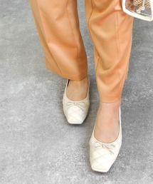 minia | トゥステッチフラットパンプス　◆(パンプス)