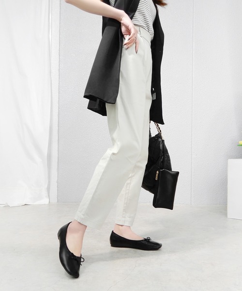 minia（ミニア）の「トゥステッチフラットパンプス　◆（パンプス・レディース・ブラック/ブラック系1/アイボリー/ホワイト系1/ブラウン系1/ピンク系1/レオパード/グリーン/シルバー/ホワイト/パープル/ゴールド/シルバー系1・S/LL/L/M）」の15枚目の写真