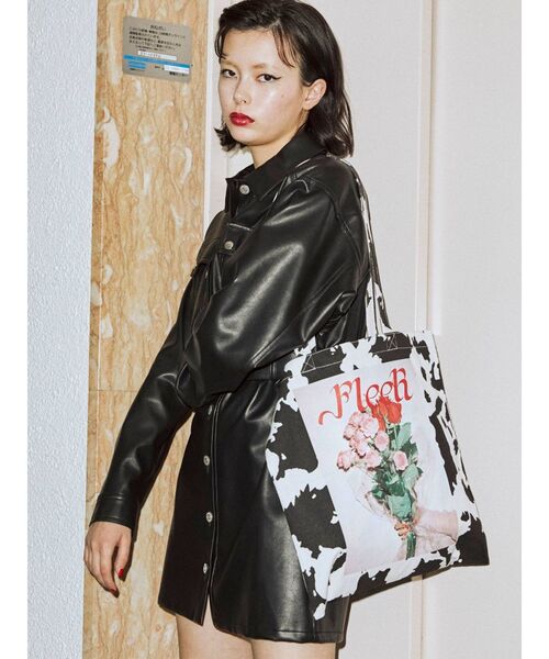 jouetie（ジュエティ）の「フロントボタンミニワンピース（ワンピース・レディース・ブラック/レッド/インディゴブルー/クリア・MEDIUM）」の5枚目の写真