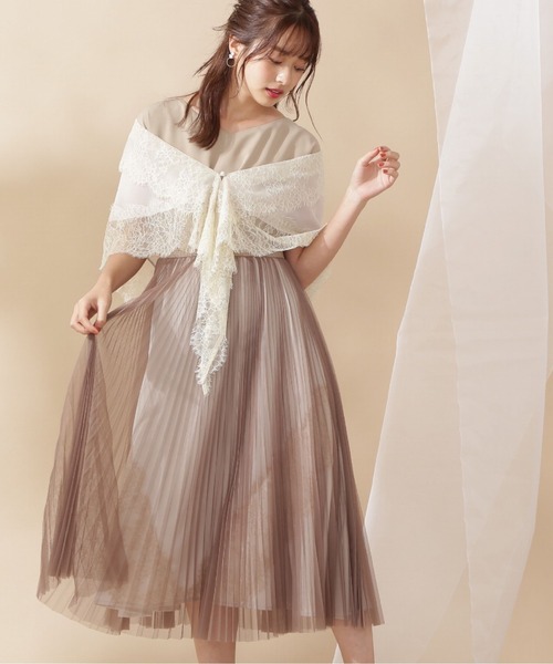 PROPORTION BODY DRESSING（プロポーションボディドレッシング）の「＜ＬＬ＞レースボレロ / 1211255301（ストール/ショール・レディース・ブラック/グレー・FREE）」の2枚目の写真