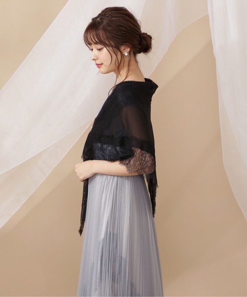 PROPORTION BODY DRESSING（プロポーションボディドレッシング）の「＜ＬＬ＞レースボレロ / 1211255301（ストール/ショール・レディース・ブラック/グレー・FREE）」の7枚目の写真