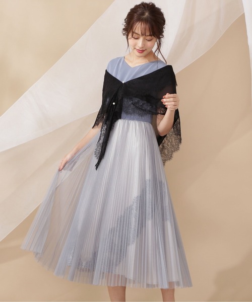 PROPORTION BODY DRESSING（プロポーションボディドレッシング）の「＜ＬＬ＞レースボレロ / 1211255301（ストール/ショール・レディース・ブラック/グレー・FREE）」の3枚目の写真