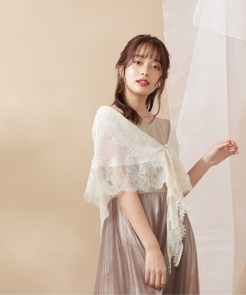 PROPORTION BODY DRESSING（プロポーションボディドレッシング）の「＜ＬＬ＞レースボレロ / 1211255301（ストール/ショール・レディース・ブラック/グレー・FREE）」の5枚目の写真