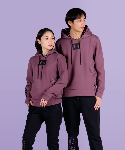 UNDER ARMOUR(アンダーアーマー)の「UAサミット ニット フーディー(トレーニング/メンズ)(スウェット・メンズ・グレー/プラム/ブラック・XL/S/XXL/L/M/3XL)」の3枚目の写真