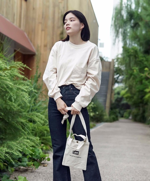 LB/S （エルビーエス）の「【LEE/リー】キャンパスロゴ2WAY縦型シンプルショルダーバッグ（ショルダーバッグ・レディース・ブラック/ベージュ/パープル・FREE）」の18枚目の写真