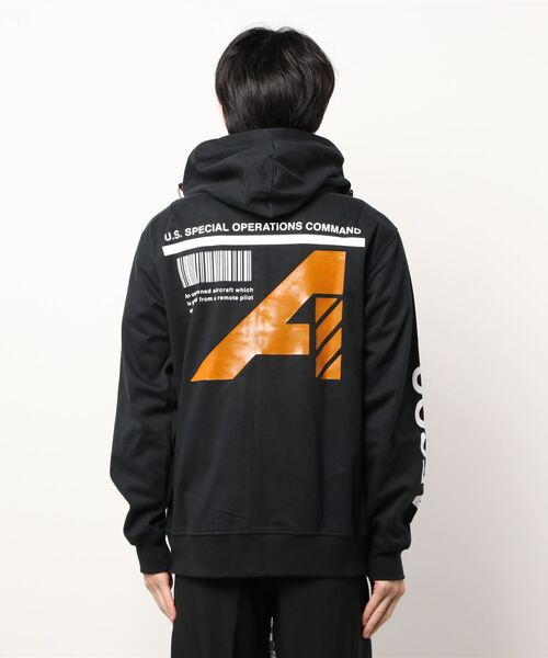 AVIREX（アヴィレックス）の「【AVIREX FLYER’S】パーカー スウェット / LS PARKA SWEAT AF / アヴィレックス / AVIREX（パーカー・メンズ・ライトグレー/ブラック/オリーブ/オレンジ・MEDIUM/LARGE/X-LARGE）」の7枚目の写真