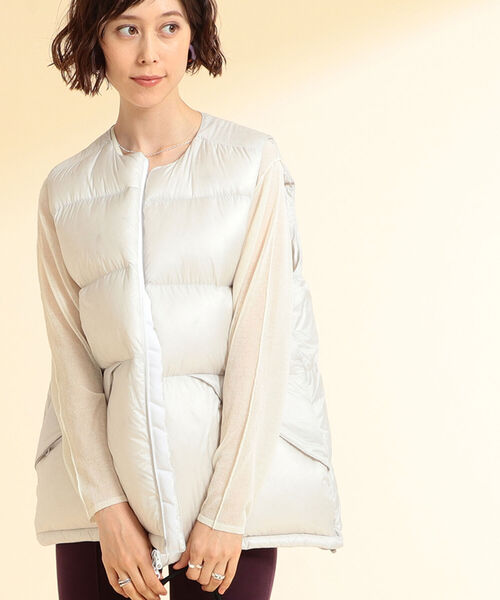 Ray BEAMS（レイビームス）の「Marmot × Ray BEAMS / 別注 ダウン ベスト（ベスト・レディース・ホワイト/ブラック/オレンジ・ONE SIZE）」の20枚目の写真