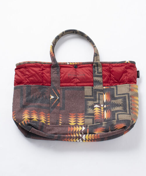 PENDLETON（ペンドルトン）の「【TAION】×【PENDLETON】コンビネーショントート #PDT-TON-213003（トートバッグ・メンズ・ホワイト系その他4/ブラック系その他3/ベージュ系その他3/グリーン系その他3/ブルー系その他7/レッド系その他3・FREE）」の6枚目の写真