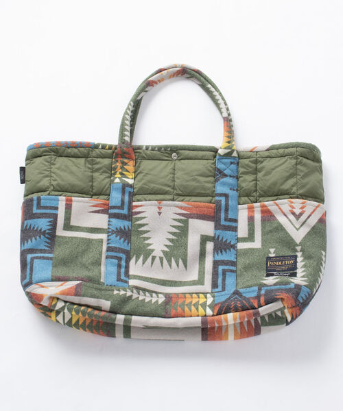 PENDLETON（ペンドルトン）の「【TAION】×【PENDLETON】コンビネーショントート #PDT-TON-213003（トートバッグ・メンズ・ホワイト系その他4/ブラック系その他3/ベージュ系その他3/グリーン系その他3/ブルー系その他7/レッド系その他3・FREE）」の13枚目の写真