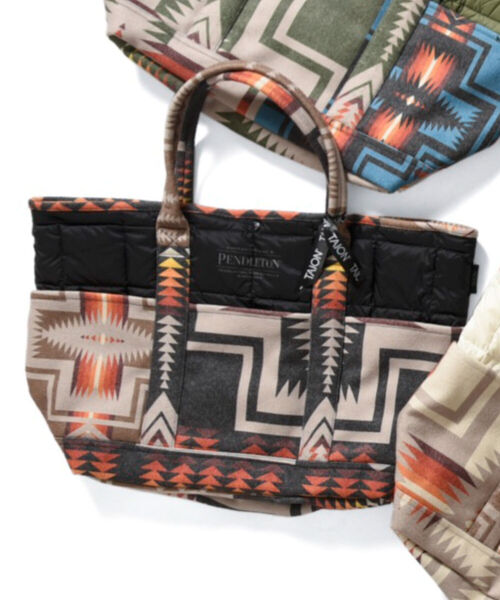 PENDLETON（ペンドルトン）の「【TAION】×【PENDLETON】コンビネーショントート #PDT-TON-213003（トートバッグ・メンズ・ホワイト系その他4/ブラック系その他3/ベージュ系その他3/グリーン系その他3/ブルー系その他7/レッド系その他3・FREE）」の12枚目の写真
