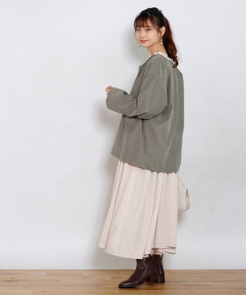 Crisp(クリスプ)の「オーバーテーラードジャケット(テーラードジャケット・レディース・ブラウン/カーキ・FREE)」の20枚目の写真