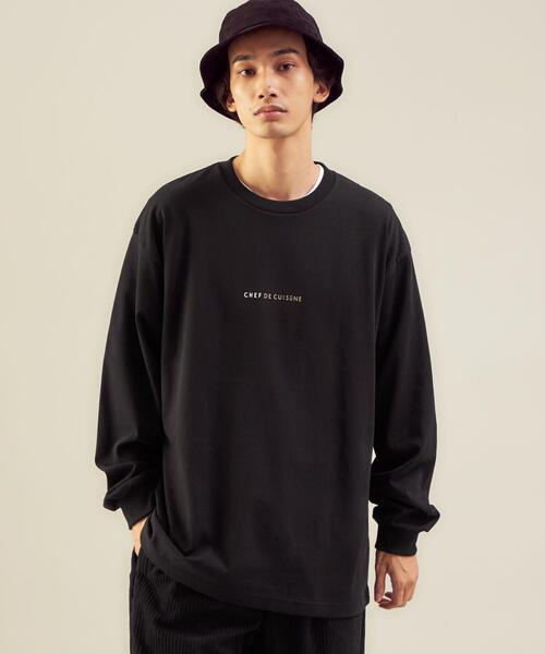 green label relaxing（グリーンレーベルリラクシング）の「＜green label relaxing＞レタードプリント クルーネック 長袖 カットソー（Tシャツ/カットソー・メンズ・ターコイズブルー/ライトグレー/ブラック・S/XL/M/L）」の2枚目の写真