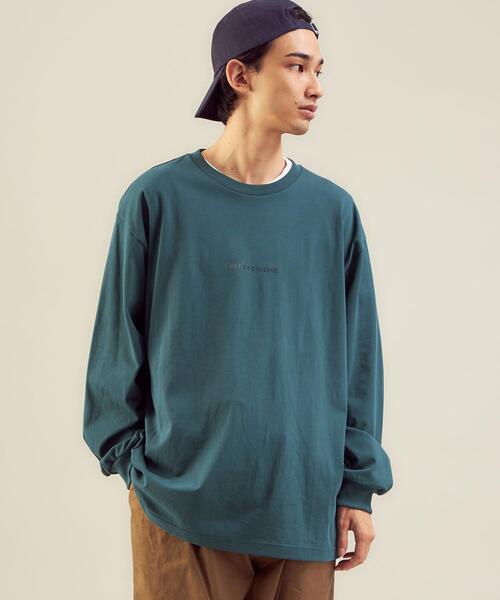 green label relaxing（グリーンレーベルリラクシング）の「＜green label relaxing＞レタードプリント クルーネック 長袖 カットソー（Tシャツ/カットソー・メンズ・ターコイズブルー/ライトグレー/ブラック・S/XL/M/L）」の5枚目の写真