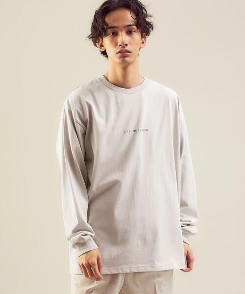 green label relaxing（グリーンレーベルリラクシング）の「＜green label relaxing＞レタードプリント クルーネック 長袖 カットソー（Tシャツ/カットソー・メンズ・ターコイズブルー/ライトグレー/ブラック・S/XL/M/L）」の9枚目の写真