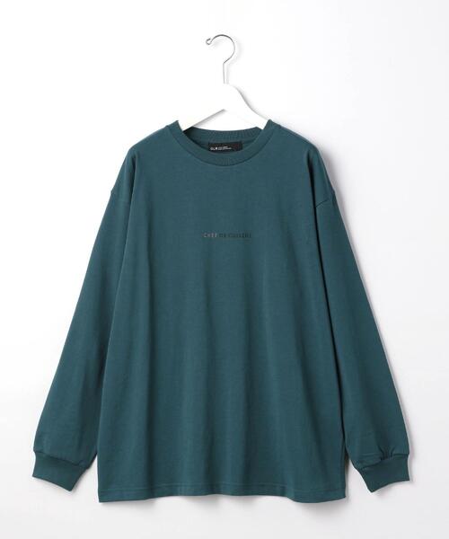 green label relaxing（グリーンレーベルリラクシング）の「＜green label relaxing＞レタードプリント クルーネック 長袖 カットソー（Tシャツ/カットソー・メンズ・ターコイズブルー/ライトグレー/ブラック・S/XL/M/L）」の13枚目の写真