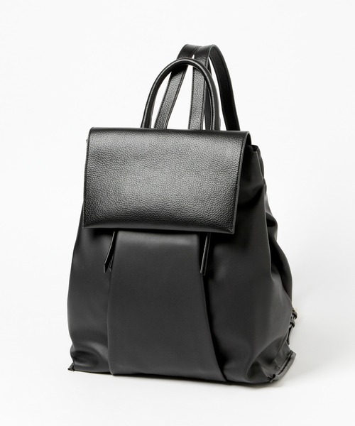 GLOBAL WORK（グローバルワーク）の「2WAYPUレザーリュック/227946（バックパック/リュック・レディース・アイボリー/ブラック・ONE SIZE）」の16枚目の写真