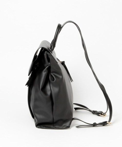 GLOBAL WORK（グローバルワーク）の「2WAYPUレザーリュック/227946（バックパック/リュック・レディース・アイボリー/ブラック・ONE SIZE）」の8枚目の写真