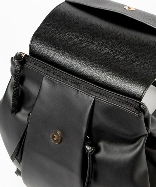 GLOBAL WORK（グローバルワーク）の「2WAYPUレザーリュック/227946（バックパック/リュック・レディース・アイボリー/ブラック・ONE SIZE）」の19枚目の写真