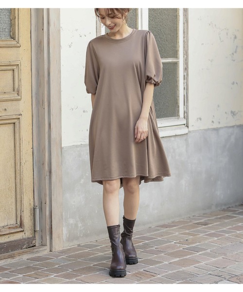 KOBE LETTUCE（コウベレタス）の「トラックソールストレッチミドルブーツ（ブーツ・レディース・ブラック/ブラウン/ライトベージュ・LL/S/M/L）」の5枚目の写真