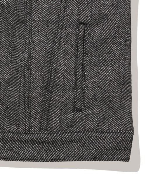 Levi's(リーバイス)の「ヴィンテージフィット デニムジャケット ヘリンボーン(デニムジャケット・メンズ・グレー・L/M/S/XL)」の4枚目の写真