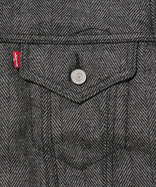 Levi's(リーバイス)の「ヴィンテージフィット デニムジャケット ヘリンボーン(デニムジャケット・メンズ・グレー・L/M/S/XL)」の3枚目の写真