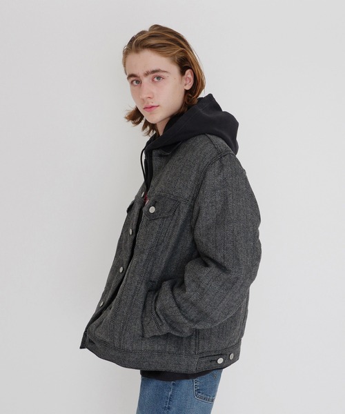 Levi's(リーバイス)の「ヴィンテージフィット デニムジャケット ヘリンボーン(デニムジャケット・メンズ・グレー・L/M/S/XL)」の8枚目の写真